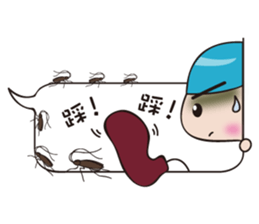 Bigfoot baby fun at work sticker #11416760