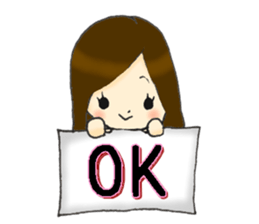 Her name is Hitomi sticker #11416876