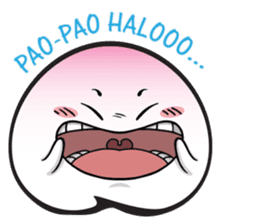 PaoPao Shoutao - Peach Bun sticker #11416912