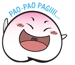 PaoPao Shoutao - Peach Bun sticker #11416913