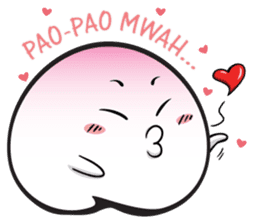 PaoPao Shoutao - Peach Bun sticker #11416914