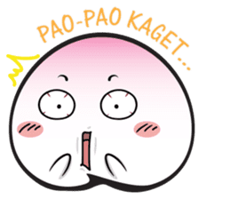 PaoPao Shoutao - Peach Bun sticker #11416919