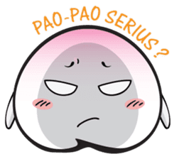 PaoPao Shoutao - Peach Bun sticker #11416921