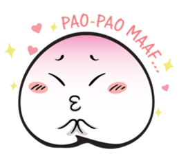 PaoPao Shoutao - Peach Bun sticker #11416924