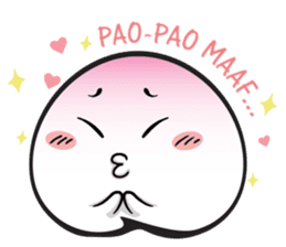 PaoPao Shoutao - Peach Bun sticker #11416924