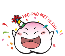 PaoPao Shoutao - Peach Bun sticker #11416941