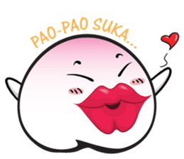PaoPao Shoutao - Peach Bun sticker #11416944