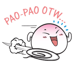 PaoPao Shoutao - Peach Bun sticker #11416947