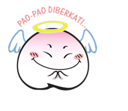 PaoPao Shoutao - Peach Bun sticker #11416949