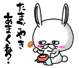Because he is a rabbit sticker #11416992