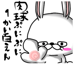 Because he is a rabbit sticker #11416998