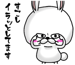 Because he is a rabbit sticker #11417007