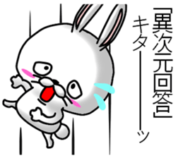 Because he is a rabbit sticker #11417008