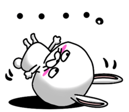 Because he is a rabbit sticker #11417009