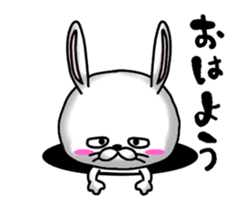 Because he is a rabbit sticker #11417010