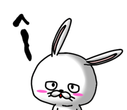 Because he is a rabbit sticker #11417016