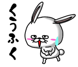 Because he is a rabbit sticker #11417017