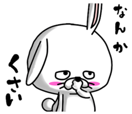 Because he is a rabbit sticker #11417018