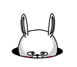 Because he is a rabbit sticker #11417019