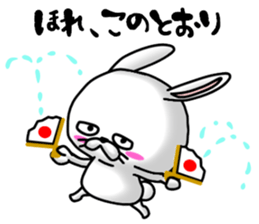 Because he is a rabbit sticker #11417021