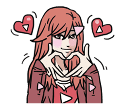 AsB - 120 Love Reaction sticker #11417235