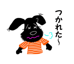 Black Miniature Schnauzer COCO 2 sticker #11417784