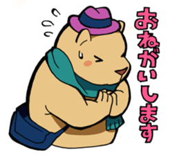 OCARINA and BEAR sticker #11418035