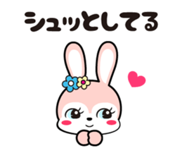 Rabbit retro 2 sticker #11418086