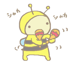 A little honey bee sticker 3 sticker #11418834