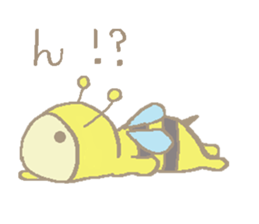 A little honey bee sticker 3 sticker #11418843