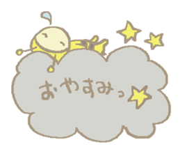 A little honey bee sticker 3 sticker #11418845