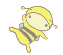 A little honey bee sticker 3 sticker #11418846