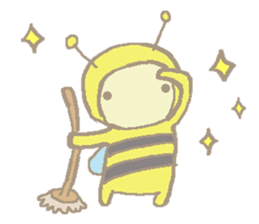 A little honey bee sticker 3 sticker #11418851