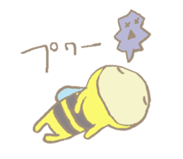 A little honey bee sticker 3 sticker #11418858