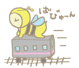 A little honey bee sticker 3 sticker #11418863