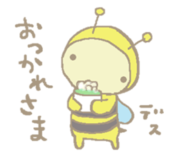 A little honey bee sticker 3 sticker #11418866