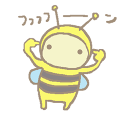 A little honey bee sticker 3 sticker #11418867