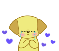 Love Love Labrador ! sticker #11419085