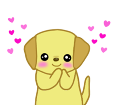 Love Love Labrador ! sticker #11419090