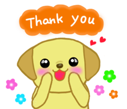 Love Love Labrador ! sticker #11419098