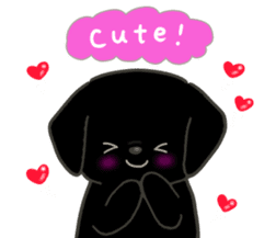 Love Love Labrador ! sticker #11419099