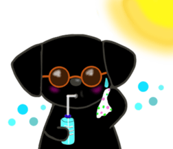 Love Love Labrador ! sticker #11419107