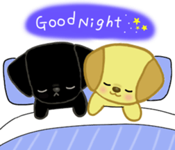 Love Love Labrador ! sticker #11419111