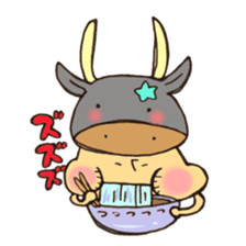 A constellation  Mr. Taurus mushroom. sticker #11419200