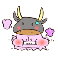 A constellation  Mr. Taurus mushroom. sticker #11419203