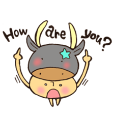 A constellation  Mr. Taurus mushroom. sticker #11419205