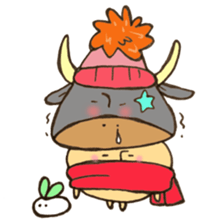 A constellation  Mr. Taurus mushroom. sticker #11419207