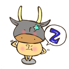 A constellation  Mr. Taurus mushroom. sticker #11419214