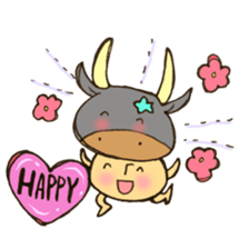 A constellation  Mr. Taurus mushroom. sticker #11419216