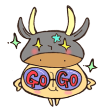 A constellation  Mr. Taurus mushroom. sticker #11419218